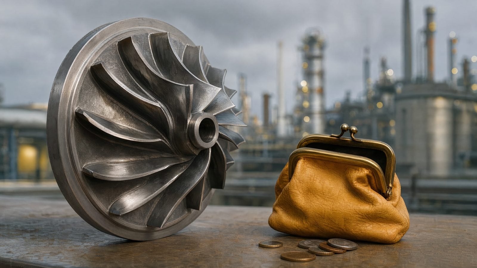 Editorial cover illustration for "CES Energy Solutions (CEU): Record Growth Squeezes Cash for Planned Spending", using flowing energy infrastructure to interpret its central idea.